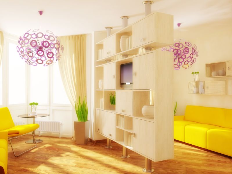 Wohlfühlambiente durch Möbel und Accessoires in Gelb
