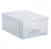 Schubladenbox klein FRONTBOX 8.3 l  transparent