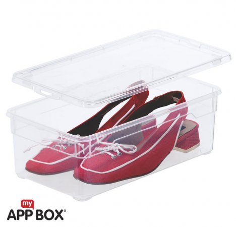 Clear Box Lady Shoe 5 l  transparent